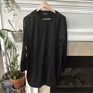 Athleta Snappy Sweatshirt Athleisure Long Sleeve Dress